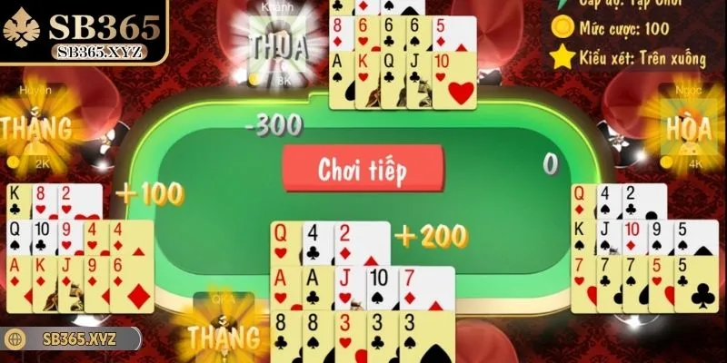 Cách chơi bài Binh Xập Xám yêu cầu xếp 3 tổ hợp mạnh nhất