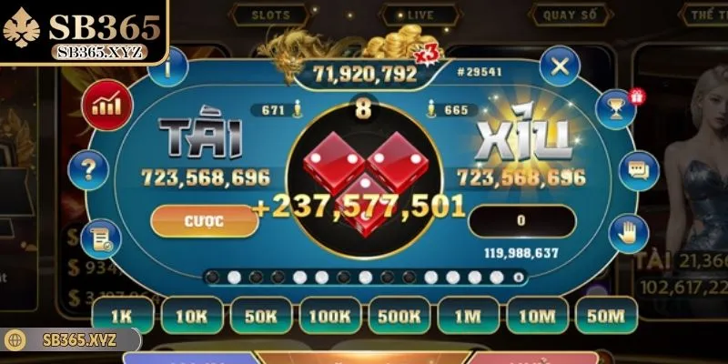 Game sử dụng các viên xí ngầu và hệ thống tự động